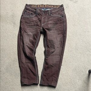 Rock Revival Men's size 34 Burgundy Marlin style